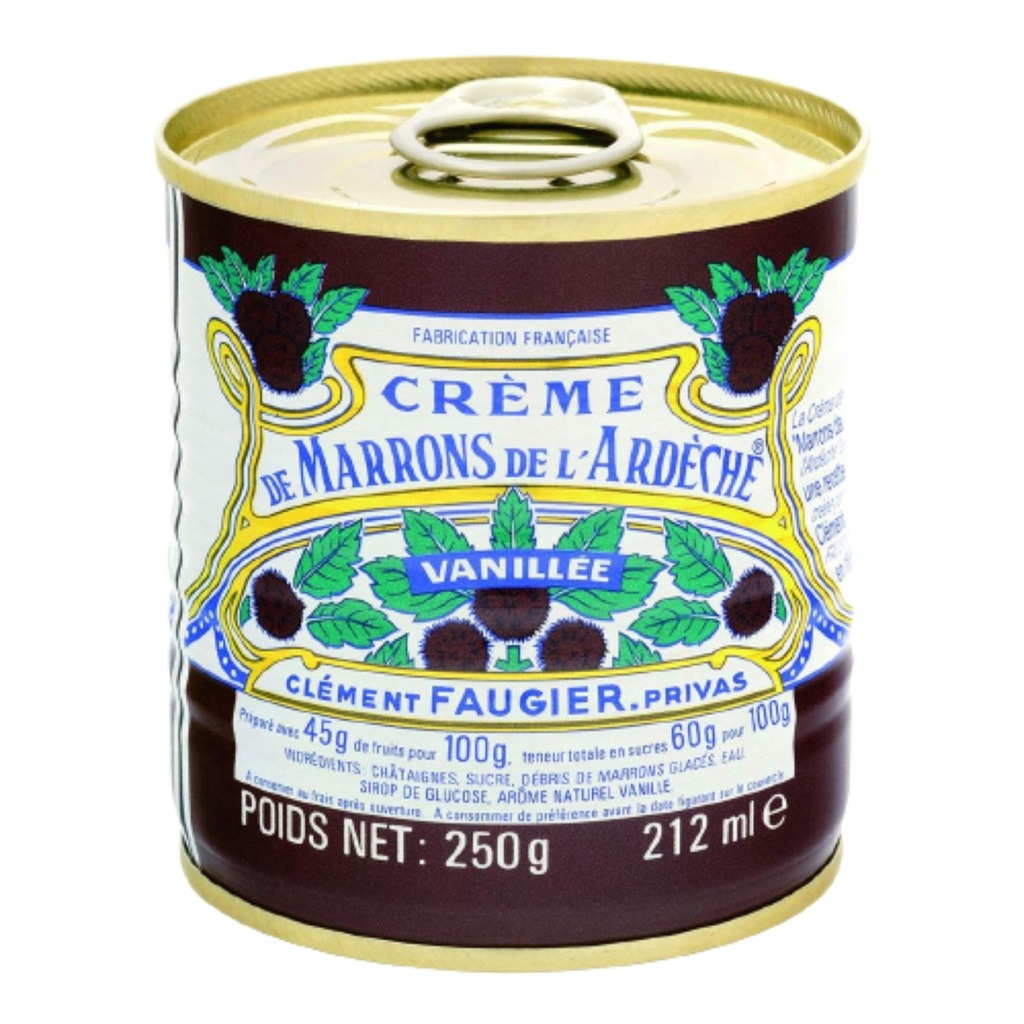 เคลมองท์โฟเจีย ครีมเกาลัด 250 กรัม - Chestnut cream (Creme De Marrons) 250g Clement Faugier brand