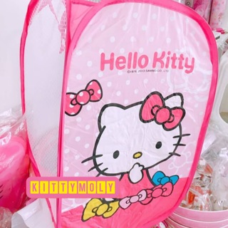 🎀🎀🎀ถังคิตตี้ใส่ผ้า-ใส่ของ#พับได้#hellokitty#sanrio