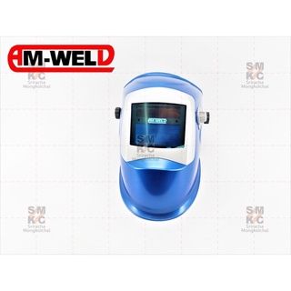 AM-WELD หน้ากากเชื่อมปรับแสง รุ่น WH-8512 (แดง,น้ำเงิน)