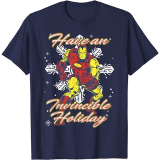 เสื้อยืด Marvel Iron Man Have An Invincible Holiday Christmas T-Shirt xmas