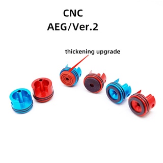 อะไหล่อัพเกรด CNC หัวกระบอกอลูมิเนียมอัลลอยด์ สําหรับกล่องเกียร์ AEG Ver.2 M4 M16