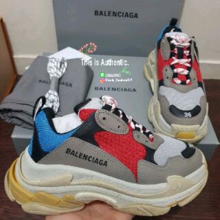 🤓Balenciaga Triple S Sneakers “Lego”💥New package💥มาใหม่ทั้งเซต กล่องเทา ถุงผ้าเทา ถุงกระดาษเทา ครบยันใบเสร็จ