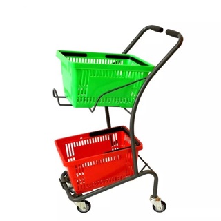 รถเข็นตะกร้า รถเข็นช็อปปิ้ง รถเข็นซุปเปอร์มาร์เก็ต shopping cart