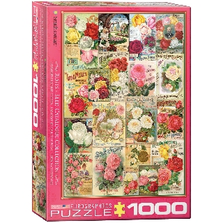 ROSES SEED CATALOGUE COLLECTION - จิ๊กซอว์ 1000 pc PUZZLES EUROGRAPHICS