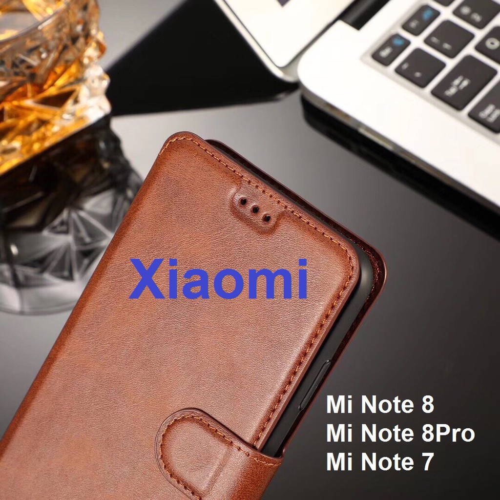 เคสหนัง Xiaomi Premium - Mi note7/ note8/ note8pro