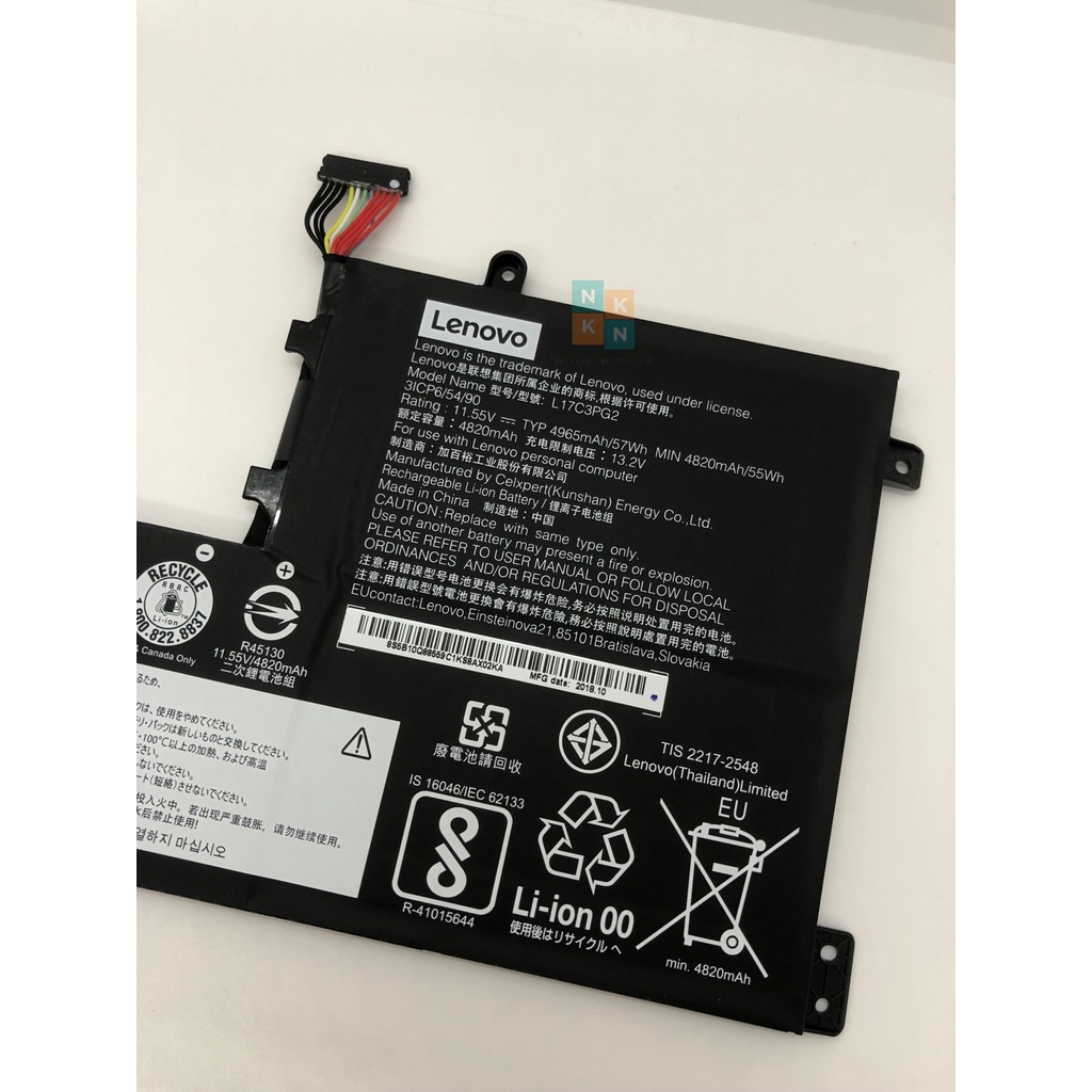 LENOVO แบตเตอรี่ L17C3PG2 (สำหรับ Rescuer Y7000 Y7000P Legion Y530-15ICH L17M3PG2 L17M3PG1 L17L3PG1 L17C3PG2) Lenovo