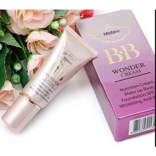 ⚡FLASH SALE⚡♡พร้อมส่ง Mistine BB Wonder Cream / ครีมหน้าเนียน มิสทีน บีบี วันเดอร์ ครีม มี 2 ขนาด ให้เลือก 7.5g