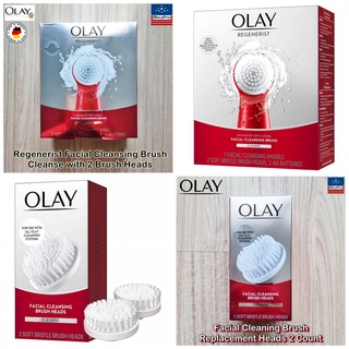 Olay® Regenerist Facial Cleansing Brush Cleanse with 2 Brush Heads แปรงทำความสะอาดผิวหน้า พร้อมหัวแปรง 2 หัว