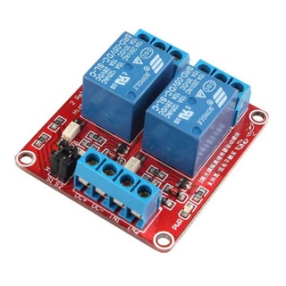 2 Channel Relay Module With Optocoupler Support High Low Level Trigger 5V