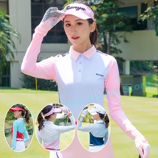 TTYGJ Golf Shawl Sleeve Ladies Ice Silk Sunscreen Sleeve Summer Sun Clothing Long Sleeve Protective Sleeve Sleeve 64MD