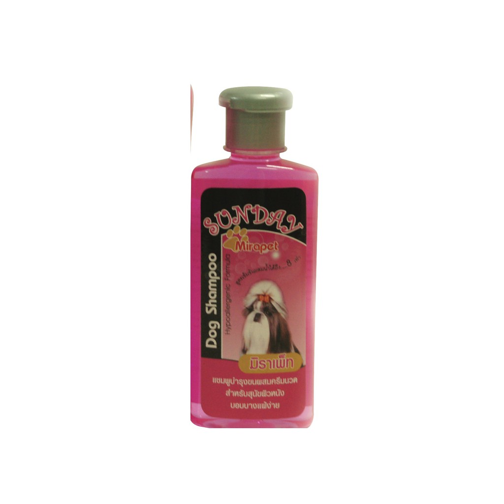 แชมพู สุนัข ผสมสารสกัดใบบัวบก SUNDAY SHAMPOO 250 ML ราคา ถูกที่สุด ดีลบีเคเค แกลเลอรีภาพที่ 2