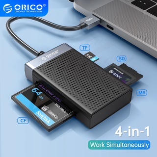 Orico Card Reader การ์ดรีดเดอร์ USB3.0 Type C  4 in 1 SD/TF/CF/MS