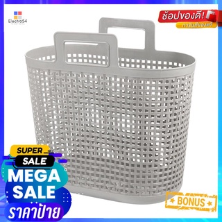 ตะกร้าผ้าเหลี่ยมหูหิ้ว IN SPACE เทาCLOTH BASKET DKW IN SPACE GRAY