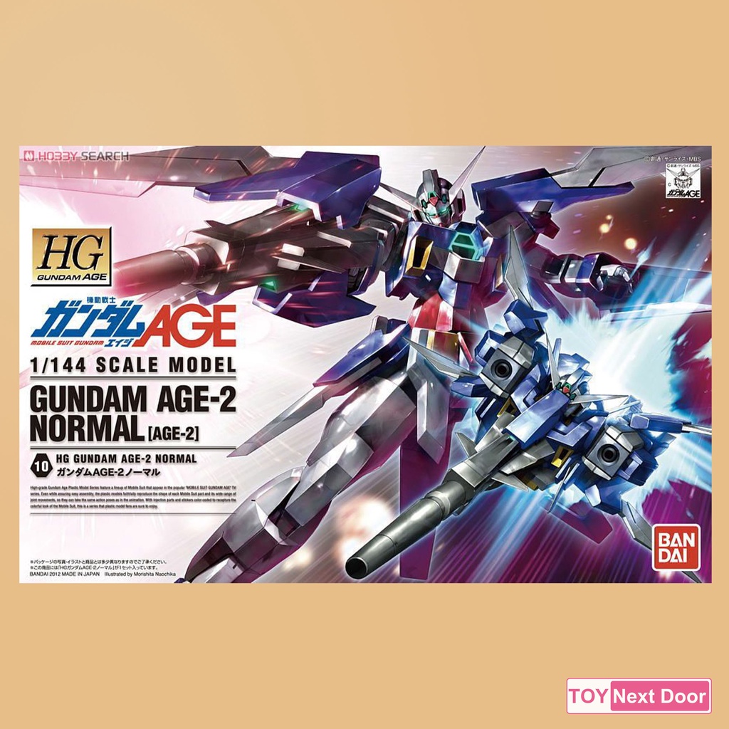 (มีโค้ดส่วนลดหน้าร้าน) [Bandai] HG 1/144 Gundam AGE-2 Normal ** กล่องไม่สวย **