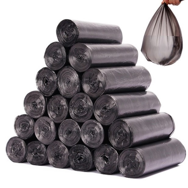 ถุงขยะ 45×50 ซม. 1 ม้วน 20 ใบ เนื้อเหนียว ไม่สกปรก ถุงขยะอเนกประสงค์ ถุงขยะแบบม้วน