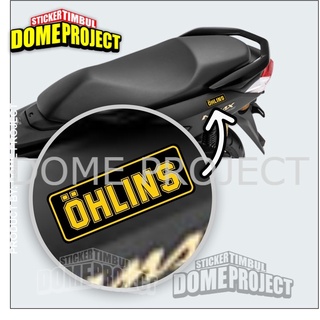 สติกเกอร์ Ohlins CUTTING Unit อุปกรณ์เสริม สําหรับรถจักรยานยนต์