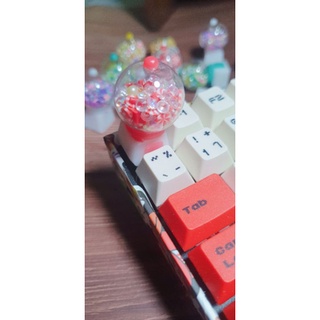 คีย์แคป Mechanical keyboard รูปโหลแก้ว สั่นกรุ๊งกริ๊ง 🍭🍬