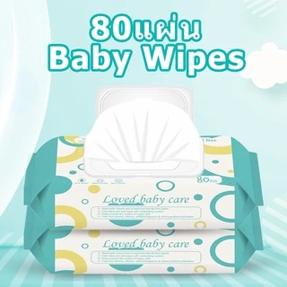 Poomsoft 400 ชิ้น Baby Wipes ทิชชู่เปียก ผ้าเปียก ทิชชู่เปียกเด็ก ผ้าเช็ดทำความสะอาดเด