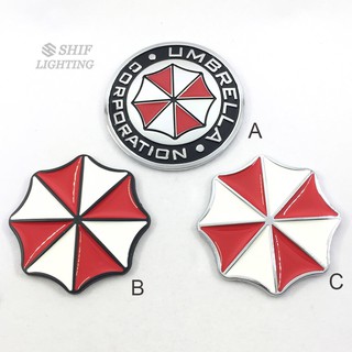 1 x Metal UMBRELLA CORPORATION Logo Car Trunk Motor Emblem Badge Sticker Decal