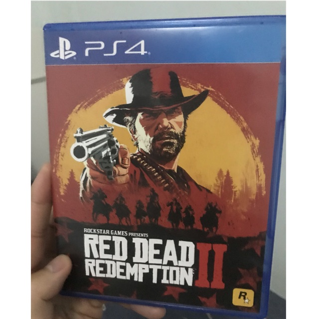 แผ่นเกมส์ps4 red dead redemption 2 มือสอง