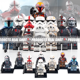 ฟิกเกอร์ Star Wars Wrecker Hunter Crosshair Battle Damaged Imperial Stormtrooper 99 ขนาดเล็ก