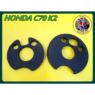 ยางรองแฮนด์  -  Honda C70K2 Handle Bar Rubber Set Black