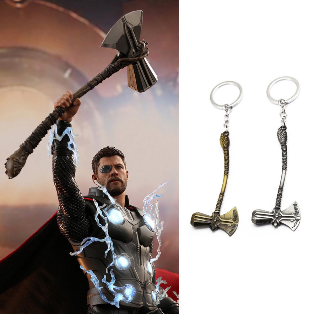 พวงกุญแจค้อน Thor Stormbreaker พวงกุญแจ The Avengers Infinity War Tomahawk