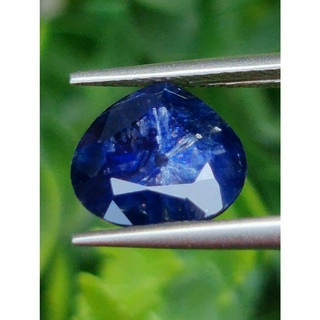 พลอย ไพลิน ทราปิเช่ Trapiche Blue Sapphire 3.96 กะรัต (Cts.)