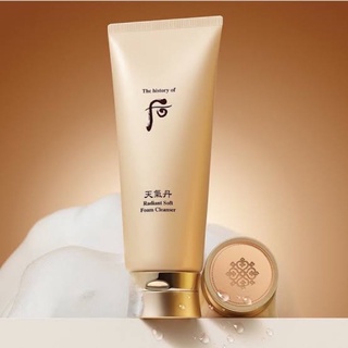 ✅ โฟมล้าชหน้าใส สูตรใหม่ล่ลสุด The history of Whoo Cheongidan Radiant Soft Foam Cleanser 35 ml