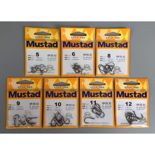 เบ็ดมัสตาส อิเซม่า MUSTAD ISEAMA TWIST แบบมีห่วง