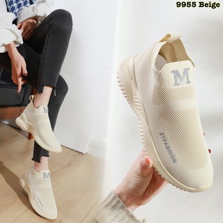 9955  รองเท้าผ้าใบแฟชั่นผ้ายืด (GK881)