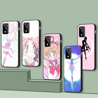 เคสโทรศัพท์มือถือนิ่ม ลายการ์ตูนเซเลอร์มูน สําหรับ Samsung A70 A11 A12 A21S A22 4G 5G A31 A32 A41 125U