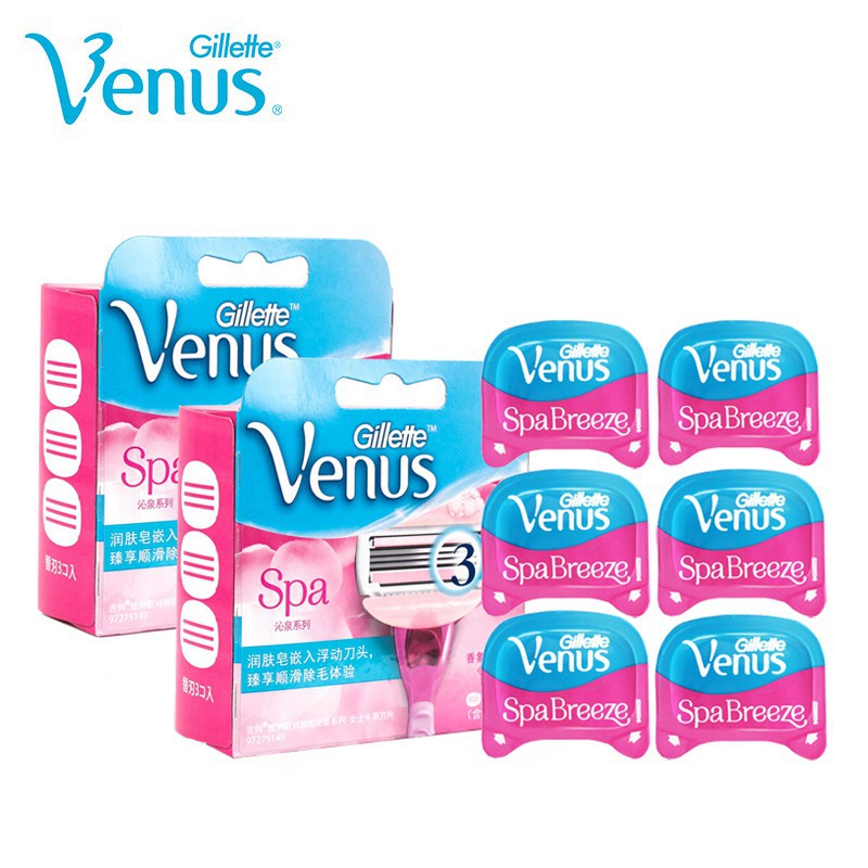 ใบมีดโกน Venus สําหรับ Venus Hair Removel สําหรับผู้หญิง 3 หัว/6 หัว