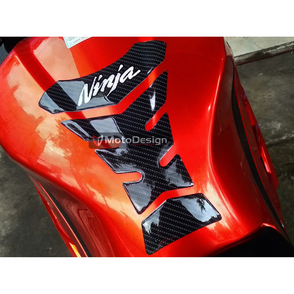 นูนสติ๊กเกอร์ถังป้องกันถัง Ninja FI OLD NEW ZX25R CARBUE MONO SL