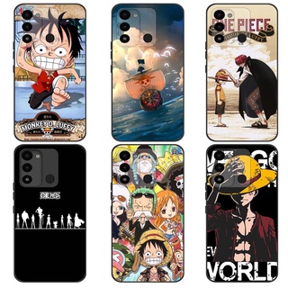 เคส Tecno Spark Go 2022 8C Case การ์ตูน One Piece เคสซิลิโคน Soft Black TPU โทรศัพท์มือถือ Back เคส