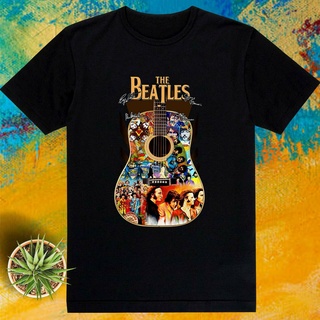 เสื้อยืดวงดนตรีเสื้อยืด พิมพ์ลายวงร็อค The Beatles Gildan สําหรับผู้ชาย และผู้หญิงall size