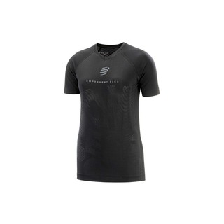 Compressport  เสื้อเทรนนิ่ง ออกกำลังกาย แขนสั้น  ผู้หญิงTraining Tshirt SS W - Black Edition 2020