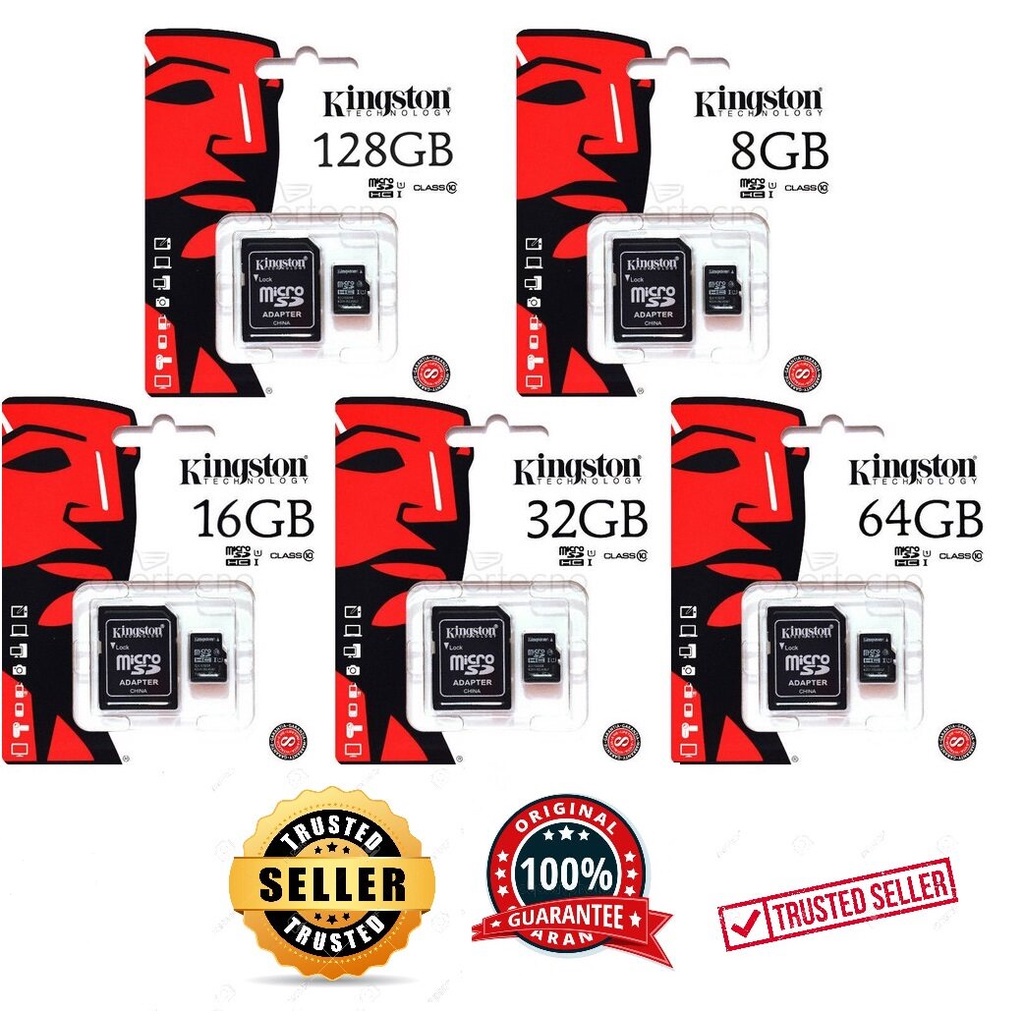 Kingston High Speed SDHC Original SD Card 16gb 32gb 64gb 128gb Micro SD