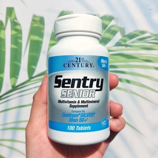 วิตามินรวม สำหรับผู้ชาย วัย 50 ปีขึ้นไป Sentry Senior Mens 50+ Multivitamin 100 Tablets (21st Century®)