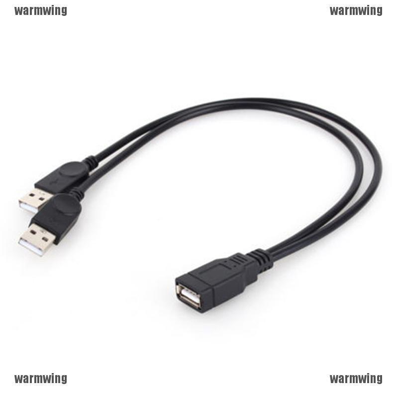 สายเคเบิ้ล USB 2.0 1 Female to 2 Male Y-Splitter Data #3