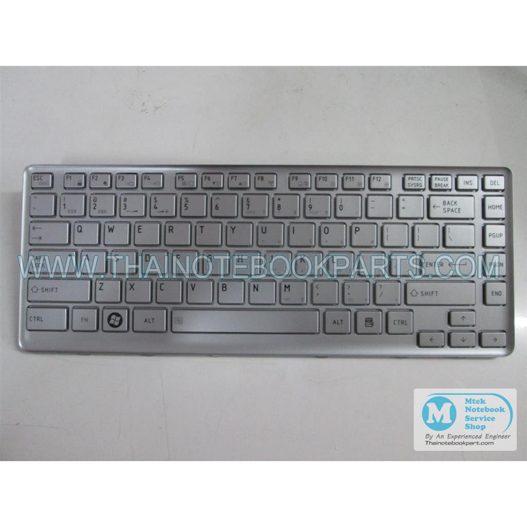 คีย์บอร์ดโน๊ตบุ๊ค Toshiba Satellite Pro T230, T235 - NSK-TP0PC, 9Z.N4XPC.001 Notebook Keyboard (สีเท
