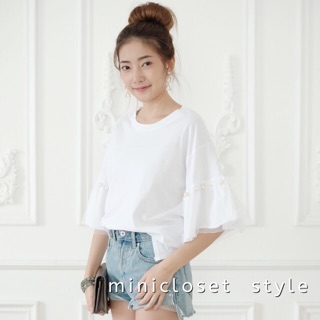 🔆เสื้อยืดปลายแขนกระดิ่ง🔆