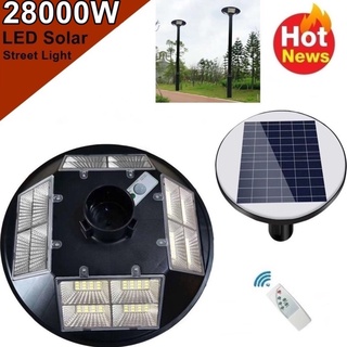 โคมไฟถนน UFO 16 ช่อง LED 20000W - 28000W  Square Light โคมไฟโซลาร์เซลล์ พลังงานแสงอาทิตย์ Solar Street Light