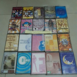 เทปเพลงGRAMMY/ BEST COLLECTION 1993/1994/1995/1996/1997/1998/ BIGFUN/GUMMY GIRL/6.2.12/GARMMY BEST OF ACOUSTIC