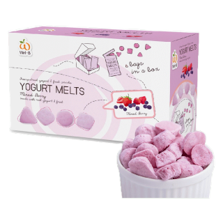 [ใส่โค้ด 2FT8W2KG ลด 10%] Wel-B Yogurt Melts Mixed berry 42g. (โยเกิร์ตกรอบ มิกซ์เบอร์รี่ 42 กรัม) ขนม ช่วยย่อย