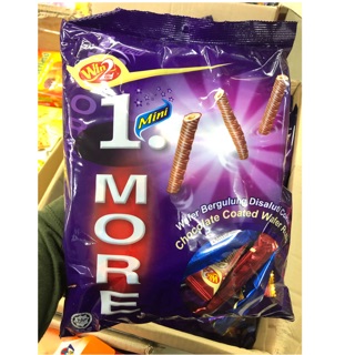 🍫🍫WIN2 1More mini chocolate  wafer เวเฟอร์โรลสอดไส้เคลือบช็อคโกแลต และ รสสตอเบอร์รี่