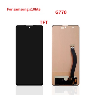 Tft หน้าจอสัมผัส Lcd สําหรับ Samsung S10 lite G770 หน้าจอสัมผัส Lcd Samsung S10Lite G770F / DS G770F จอแสดงผล Lcd