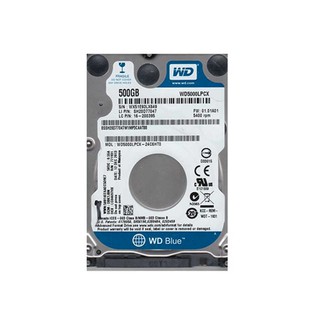 HDD WD 2.5" 500GB BLUE 5400RPM Model : WD5000LPCX-3YEAR