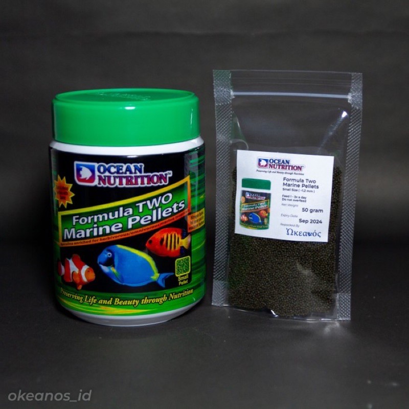 [Okeanos_id] Ocean Nutrition Formula Two Marine Pellet Small 50gr