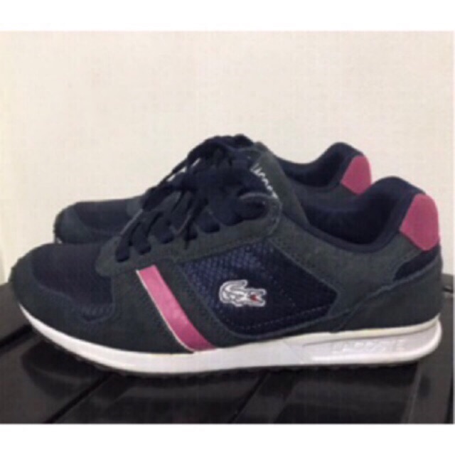 รองเท้า Lacoste หนังกลับ แท้ 💯 Size 37 (มือสอง) (พร้อมกล่องแท้)